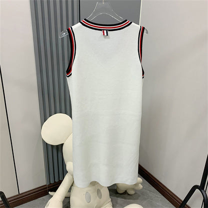 2025  Sleeveless knitted dress