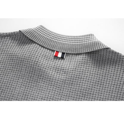 Waffle fabric POLO Shirt