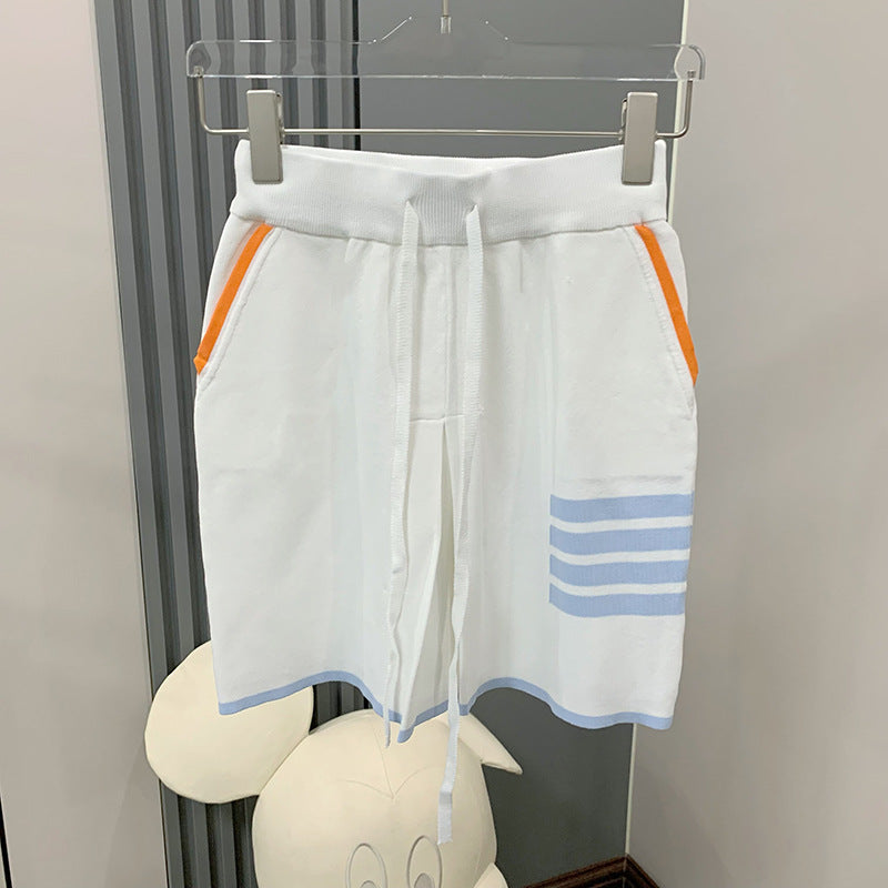 2025 Knitted skirt suit