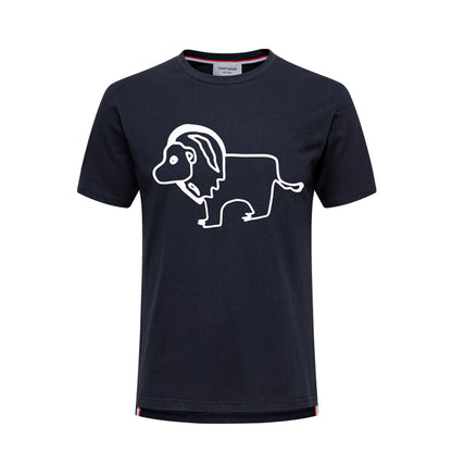 Lion print T-shirt
