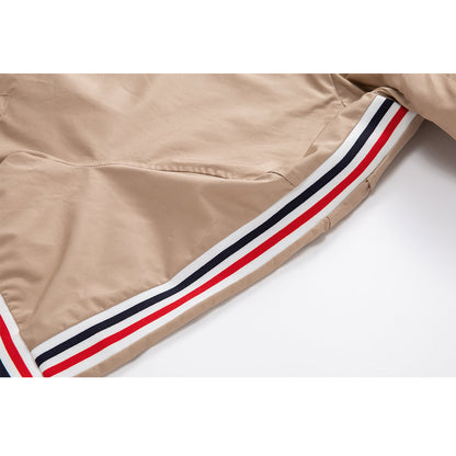 Khaki Hooded Jacket