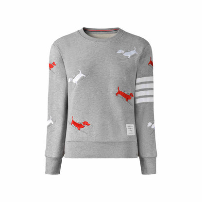 Puppy Embroidery Sweatshirt